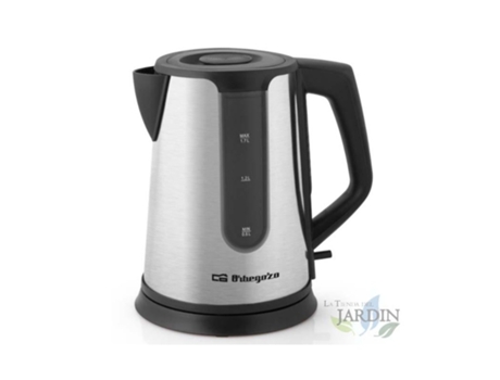 Jarra Eléctrica SUINGA Orbegozo 1.7 Litros Cuerpo Acero Inox Potencia 1850-2200 W
