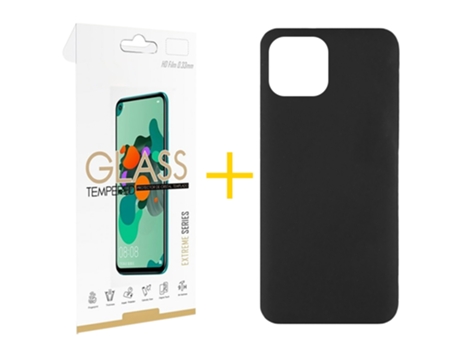 Conjunto de Protector de Pantalla para iPhone 11 Pro Max GANDY Negro (1un)