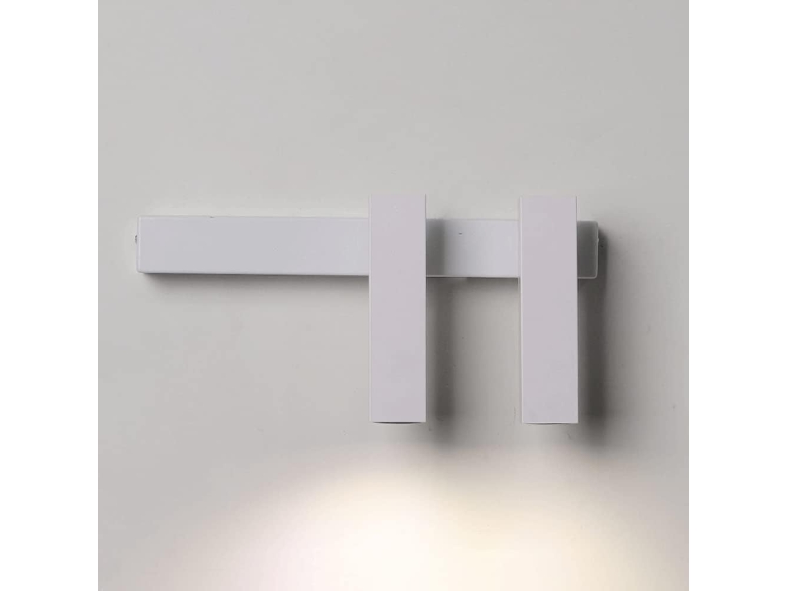 Led Arandela Parede Interior Luz Parede Branco Quente, Design Simples Nori Escovado Quarto Sala Banheiro