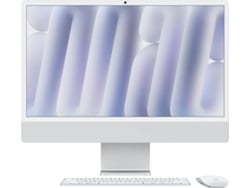 iMac APPLE  Plata CTO (24'' - Apple M4 10-Core - RAM: 16 GB  - 256 GB  - GPU 10-Core - Teclado Español)