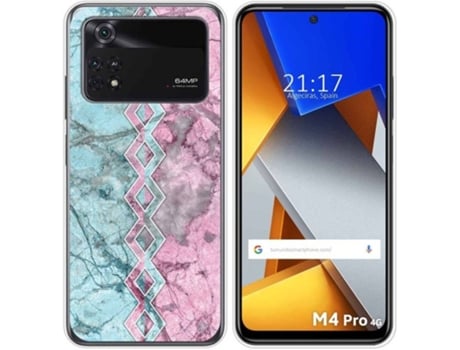 Carcasa para Xiaomi Poco M4 Pro 4G TUMUNDOSMARTPHONE Dibujos Mármol 08 Multicolor