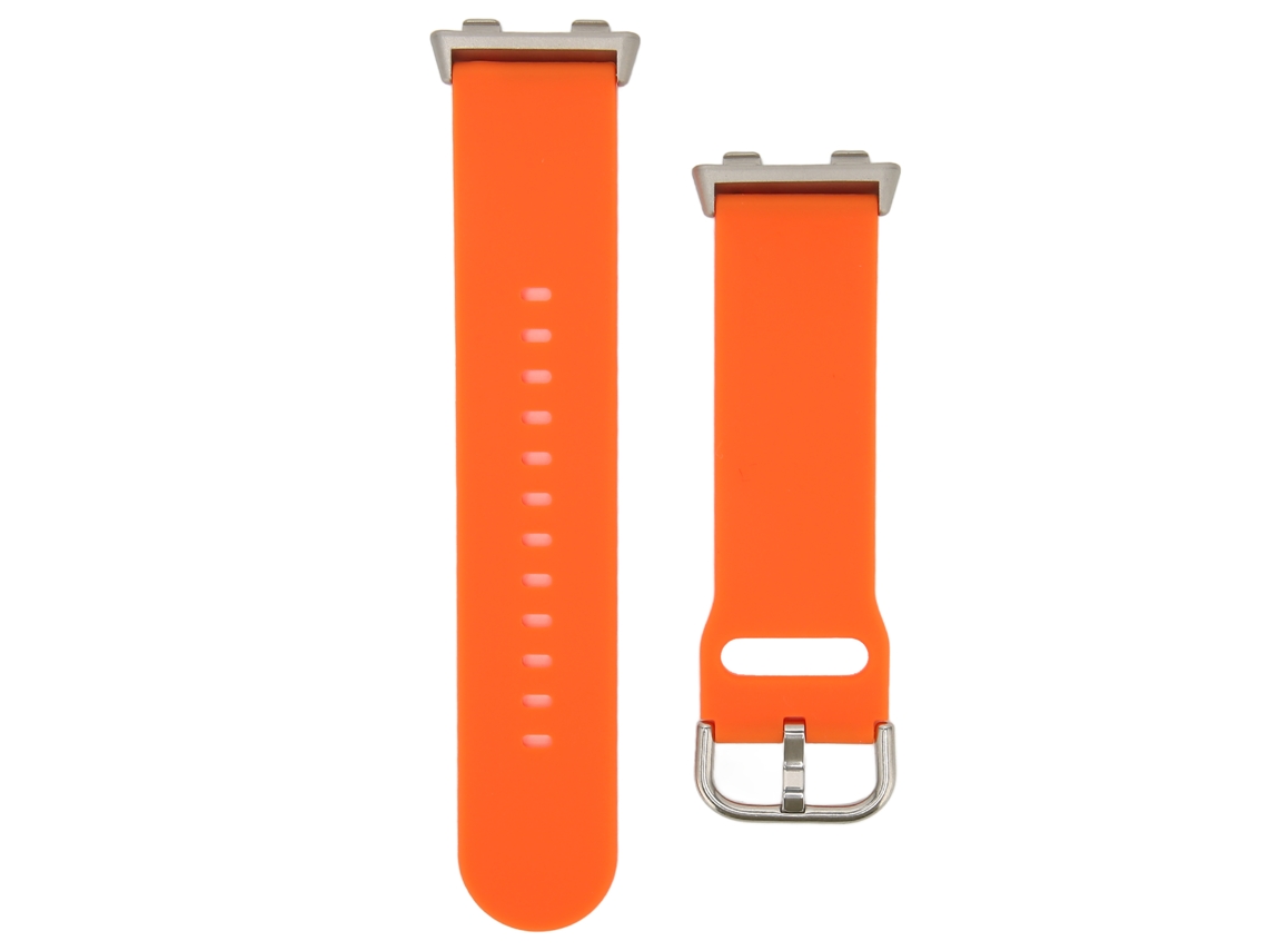Pulseira De Silicone Com Liberação Rápida Para Oppo Watch 2 46mm Ajustável Orange