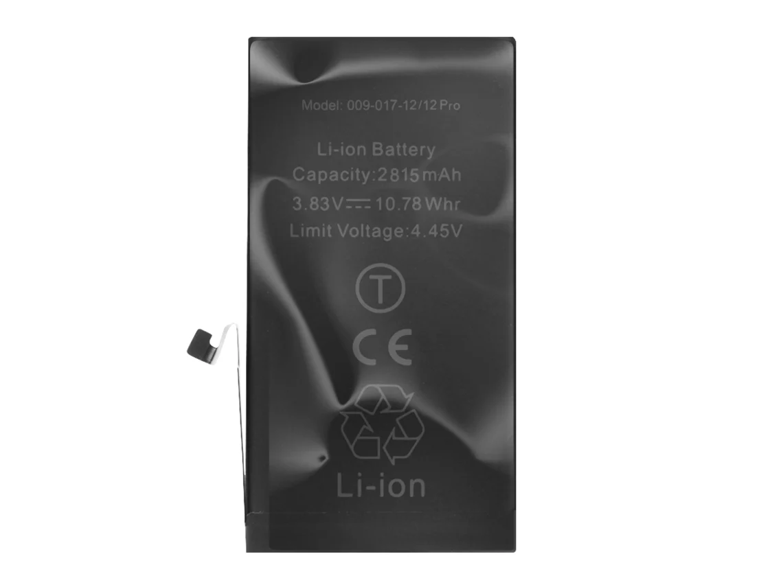Clappio Batería para Apple iPhone 12 y 12 Pro 2815mAh 100 compatible Negro