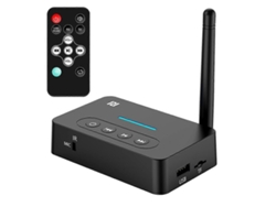 Receptor y transmisor de audio Bluetooth Rosewell NFC con tarjeta TF y USB