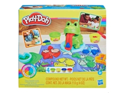 Plastilina PLAYDOH Primeras creaciones con la rana y los colores