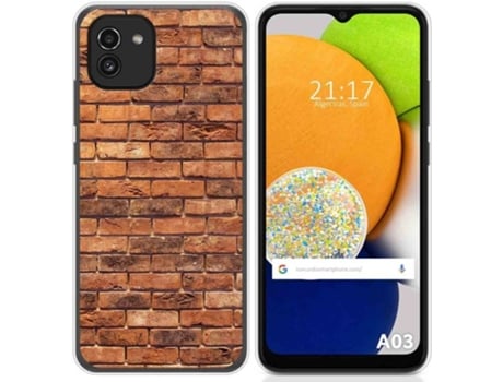 Carcasa para Samsung Galaxy A03 TUMUNDOSMARTPHONE Dibujos Ladrillo 04 Multicolor