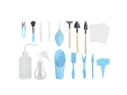 Mini Kit De Herramientas De Jardinería Con 16 Piezas Para Suculentas Y Bonsáis.