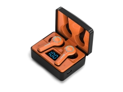 Auriculares Horas Duración La Sonido Envolvente Yizhood Bluetooth Naranja