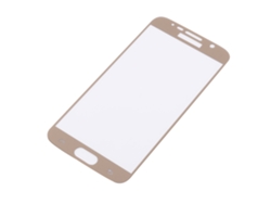 Protector De Pantalla De Vidrio Templado 9h Para Samsung Galaxy S6 Gold, Película Hd Resistente A Arañazos