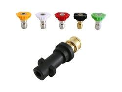 Adaptador Para Hidrolimpiadora Karcher K2-k7 Con 5 Boquillas Y Conexión Rápida De 6,35 Mm.
