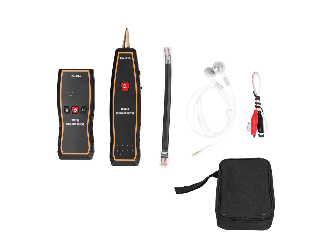 Comprobador de línea telefónica multifuncional SW 801A para verificación de red