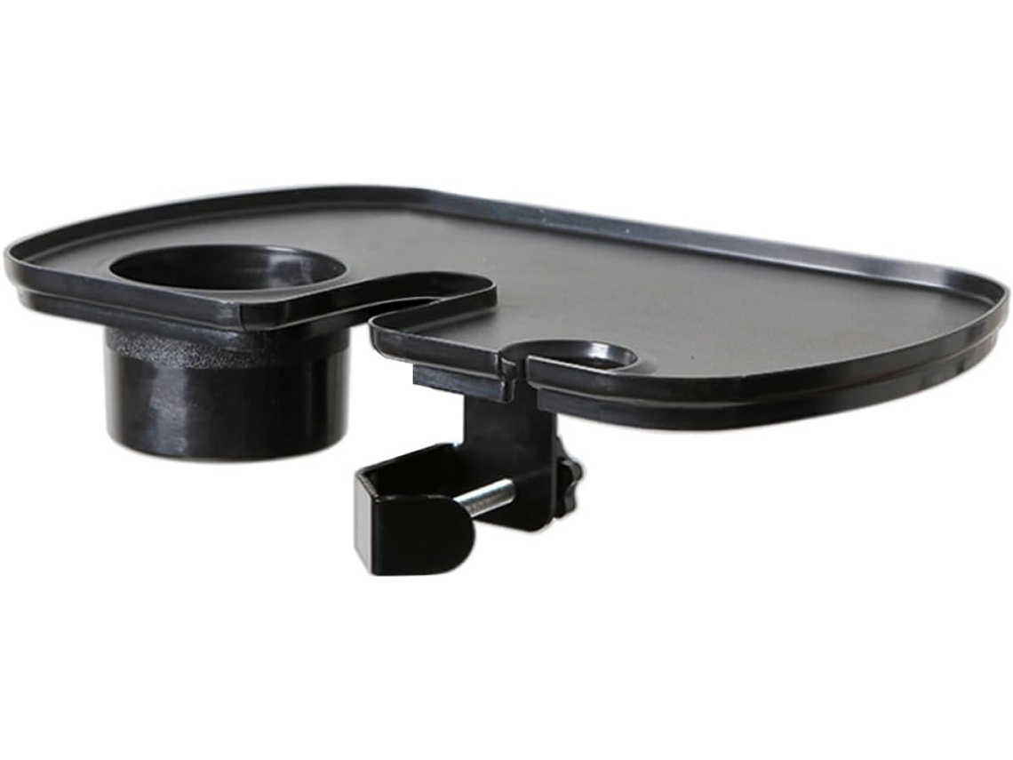 Bandeja Para Soporte De Micrófono De Pp Negro, Abrazadera Ajustable, Soporte Para Tarjeta De Sonido Y Almacenamiento...