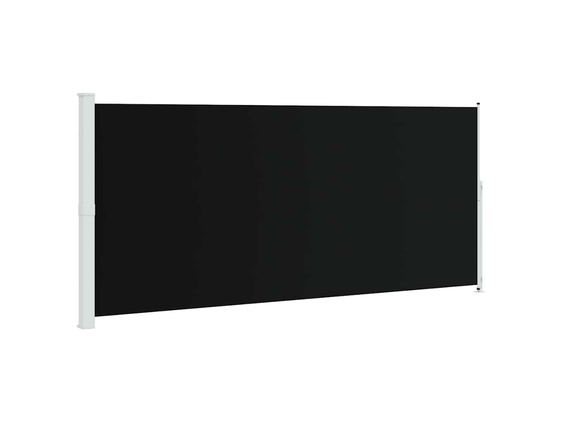 Maison Exclusive - Toldo Lateral Retráctil Para Patio Negro 220x500 Cm