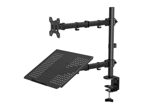 Soporte de Monitor Portátil 1LIFE SPT: 13' - 27' Articulado Negro