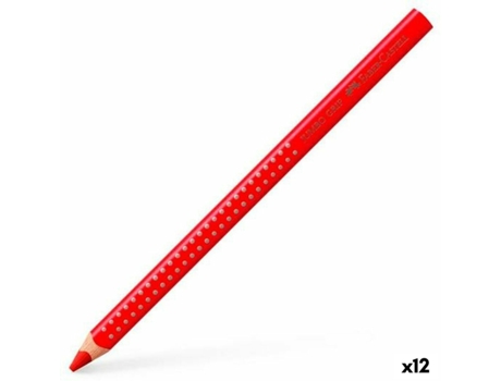 Lápices De Color FABER-CASTELL Rojo 12 Unidades
