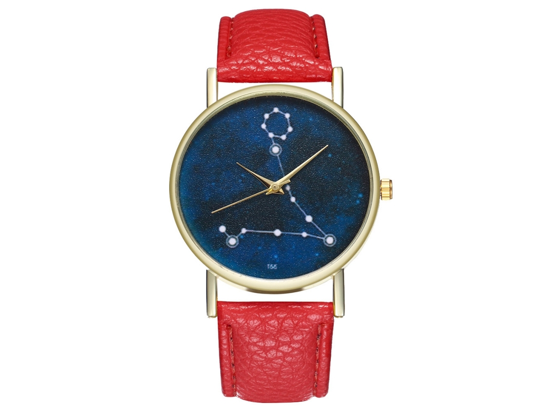 Reloj Casual De Cuarzo Para Mujer Zhoulianfa Con Correa De Cuero Rosa.