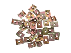 Juego De 100 Clips Metálicos Para Soportes De Matrículas De Coche, Con Tornillos Y Tuercas...