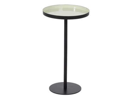 Mesa auxiliar 35,5 x 35,5 x 64,5 cm Negro Verde Hierro BIGBUY HOME