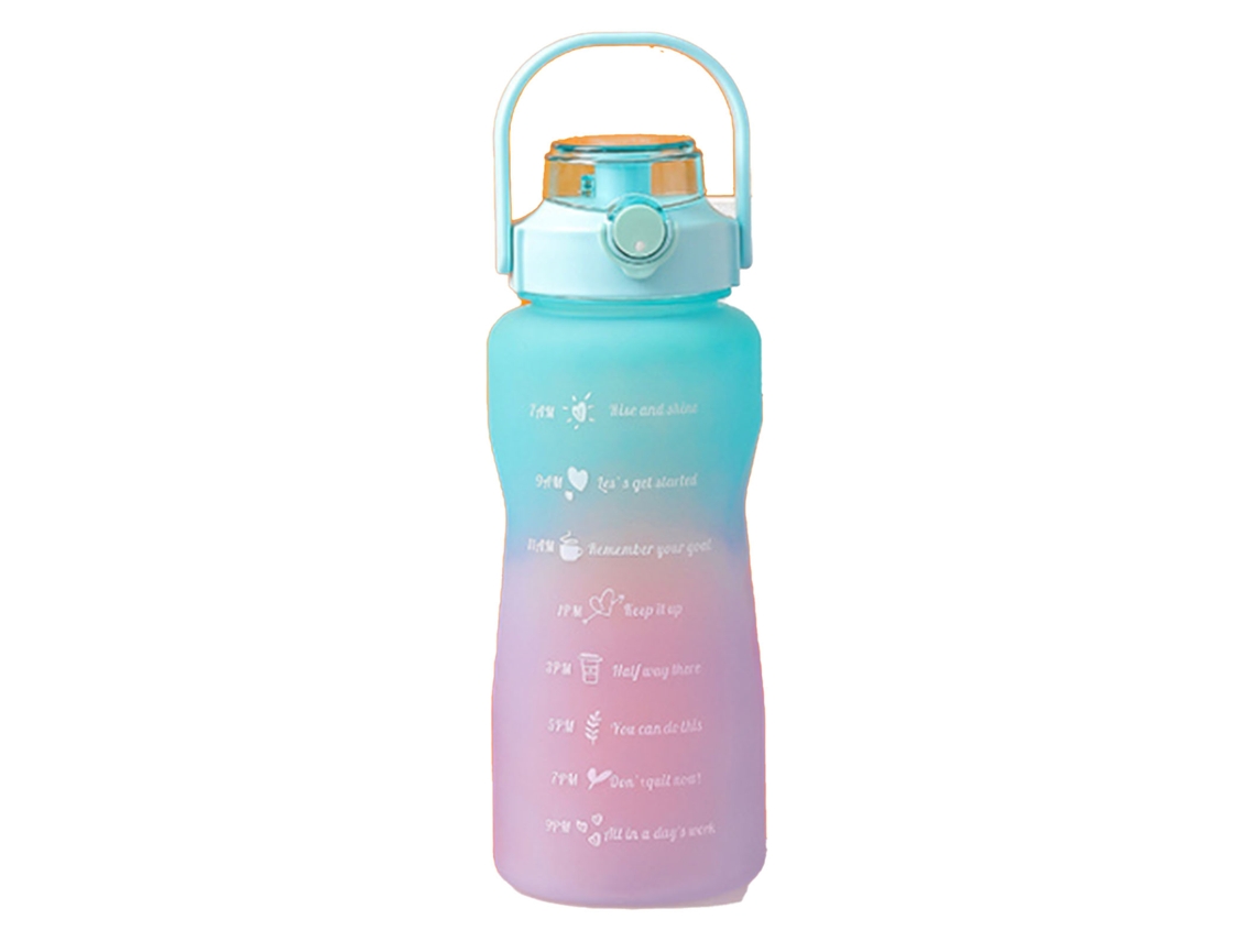 Botella antigoteo de 2000 ml con pajita (sin marca)