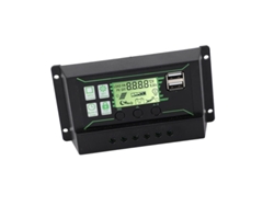 Controlador De Carga Solar De 20 A Con 2 Salidas Usb, Modo Pwm Adaptativo De 12 V/24 V, Carga De 3 Etapas Y Regulador De Panel Solar.