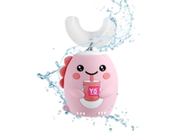 Cepillo De Dientes Eléctrico Infantil En Forma De U, 6 Velocidades Ajustables, Para Niños De 2 A 6 Años. Rosa Czhhmart
