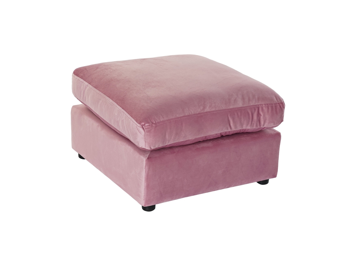 Reposapies Poliester Rosa 55x55x30cm