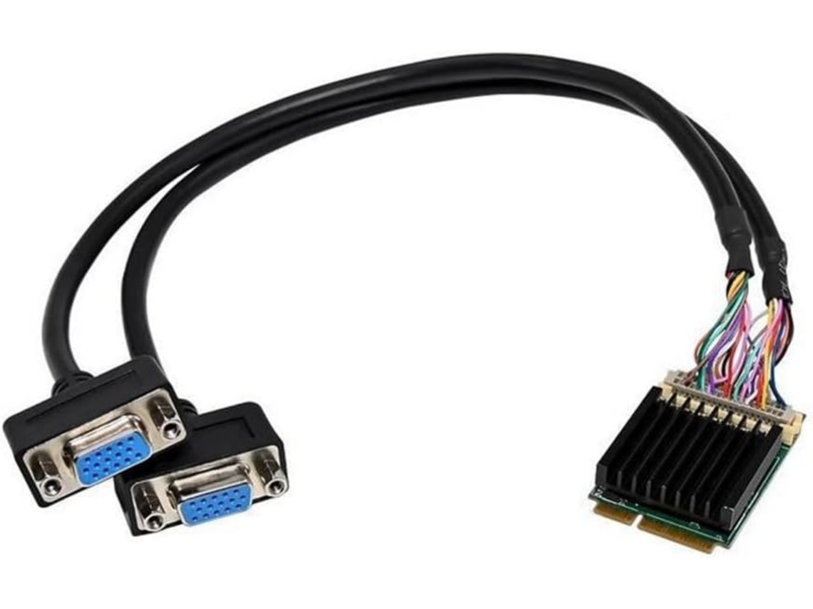 Tarjeta Gráfica Sm750 Mini 2d Portátil Pcie De Doble Puerto Vga Con Imagen Integrada