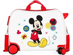 Mala de Viaje DISNEY Enjoy The Day Mickey (Blanco - 50 x 38 x 20 cm)