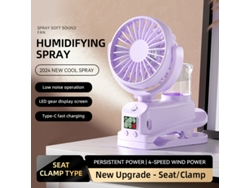 Producto Combina Un Ventilador Y Un Humidificador, Lo Que Permite Ajustar El Flujo De Aire Y La Humedad. Es Fácil De Usar Y Está Fabricado C