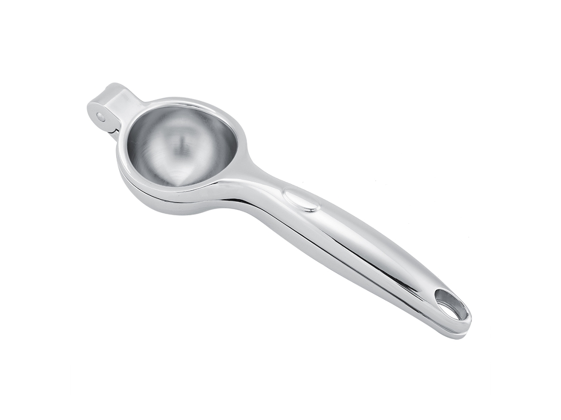 Exprimidor manual de limón y naranja de aleación de zinc, herramienta de cocina (grande)