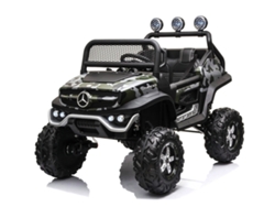 Mercedes Benz Unimog, vehículo infantil con batería de 12 V, buggy con muchas opciones XTRM.