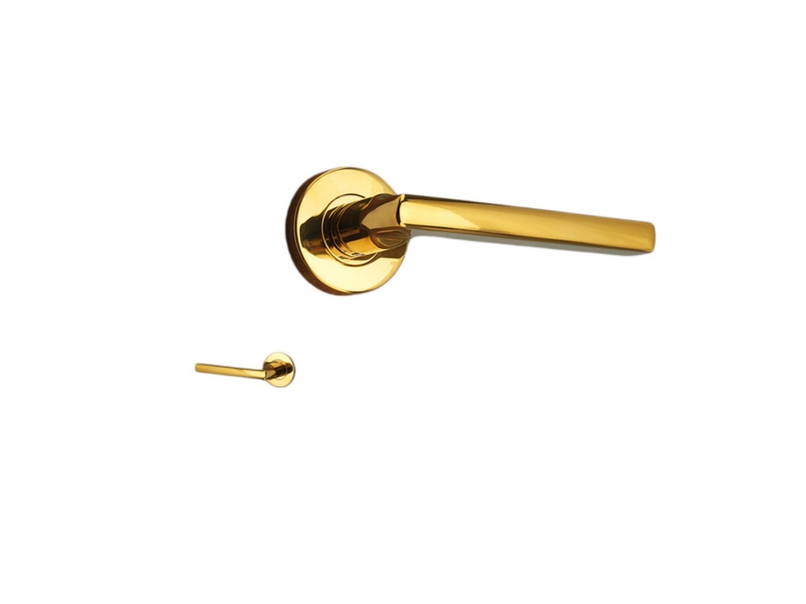 Par De Puxadores De Barra Chata Em Aço Inoxidável — Parafuso Oculto, Revestimento A Vácuo, Resistente À Corrosão, Design Moderno Gold