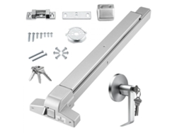 Panel de Salida de Emergencia 711 1041mm Acero Inoxidable con Cerradura de Cobre Tekmaquinas