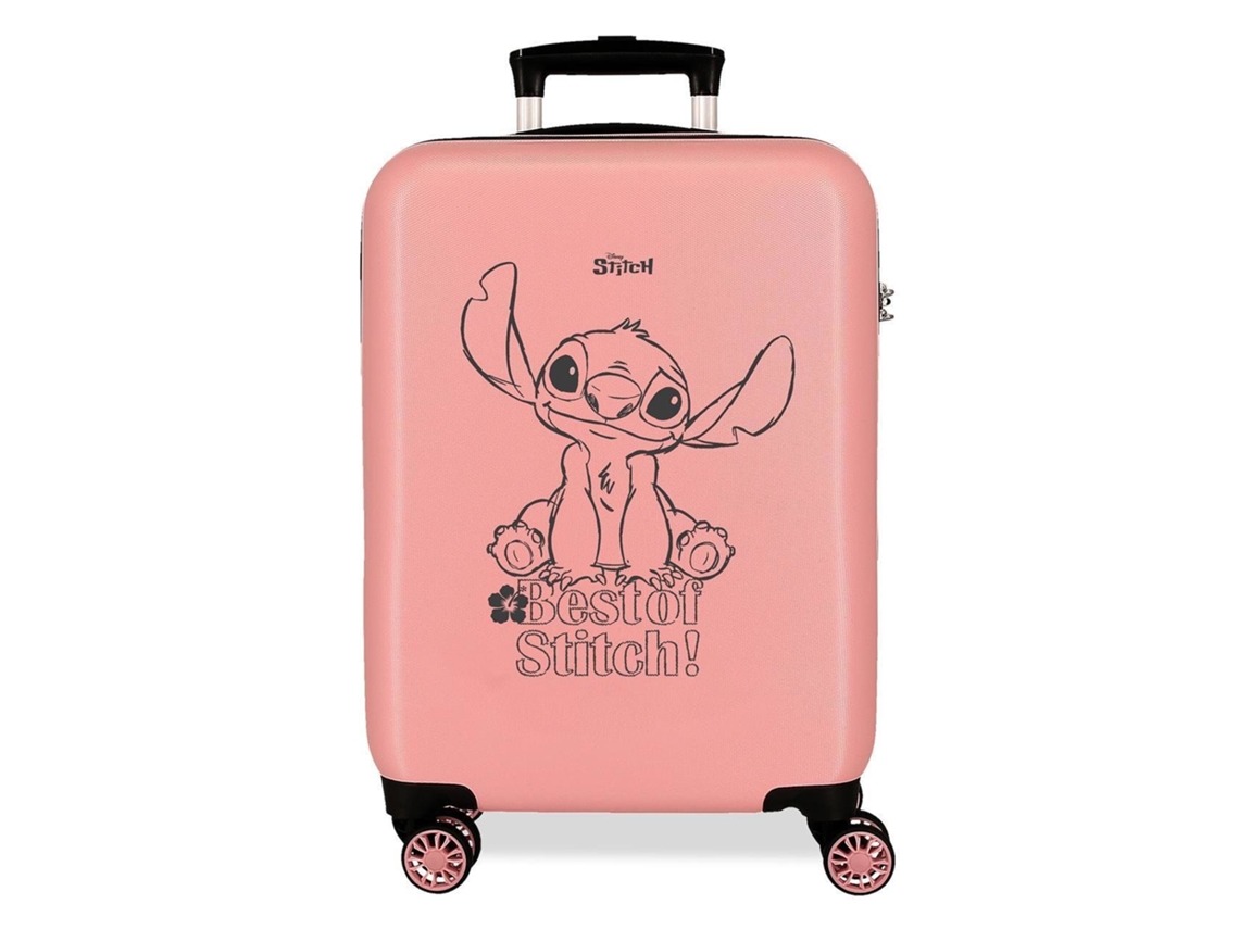 Disney Maleta De Cabina Abs Rígida Rosa