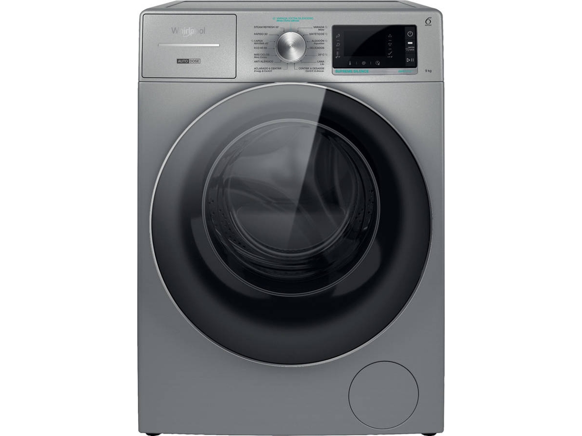 Lavadora WHIRLPOOL W8 W946SR SPT (9 kg - 1400 rpm - Inox)