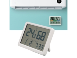 Termómetro higrómetro digital LCD para interiores con pantalla grande de 4 pulgadas - Preciso
