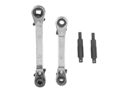 Juego De Llaves De Engranajes De Acero Inoxidable Para Sistemas De Climatización Y Refrigeración Con Adaptadores, Tamaños De 3/8", 5/16" Y 1/4".