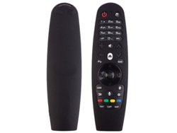 Capa Protectora De Silicona Para Control Lg Mr650/mr600 Envuelto Completo Negro