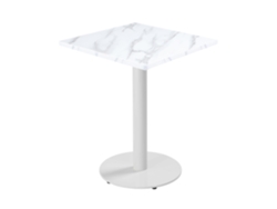 Mesa de comedor de 60 x 60 cm de madera aglomerada con revestimiento de melamina Oviala