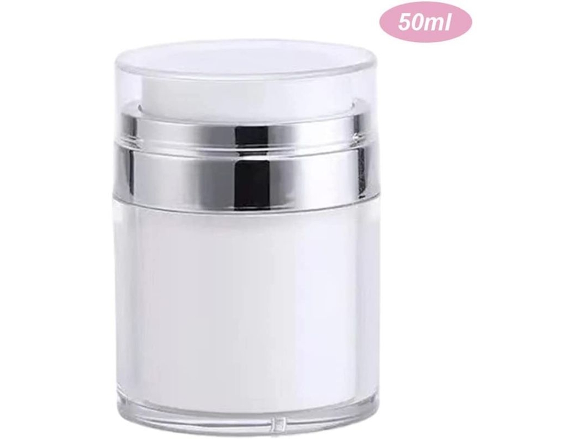 Tarro Hermético Palm-free De 50 Ml, Recargable, A Prueba De Fugas, Para Cosméticos.