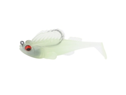 Lure Anti-snagging Deep Diving Jumping Fish Soft Worm Con Anzuelo Black King Kong Fishhook Verde Transparente 75mm/13g