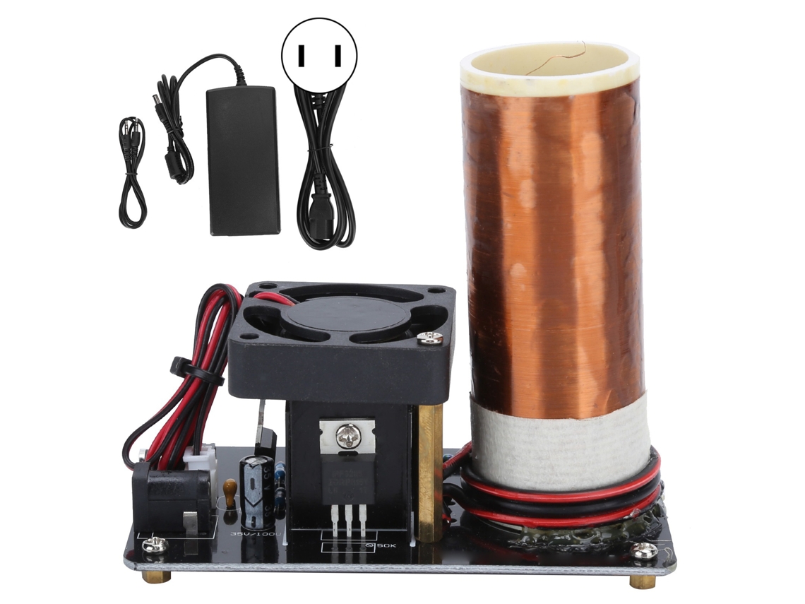 Producto terminado para Tesla con fuente de alimentación y accesorio de transmisión inalámbrica de 110-240 V.