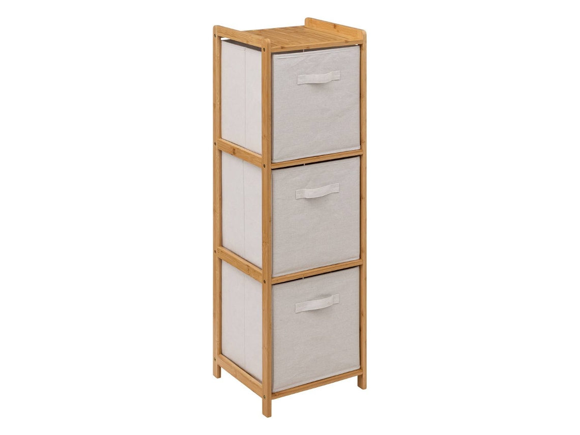 Estantería Tidy Box Con 3 Cestas de Bambú Marrón 5 FIVE SIMPLY SMART