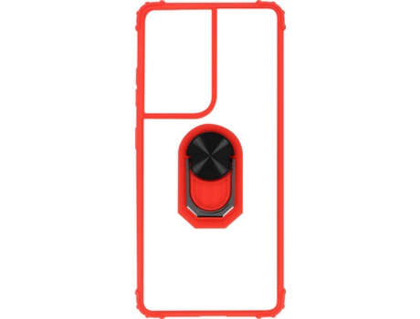 Carcasa Samsung Galaxy S21 Ultra AVIZAR Función Soporte Rojo