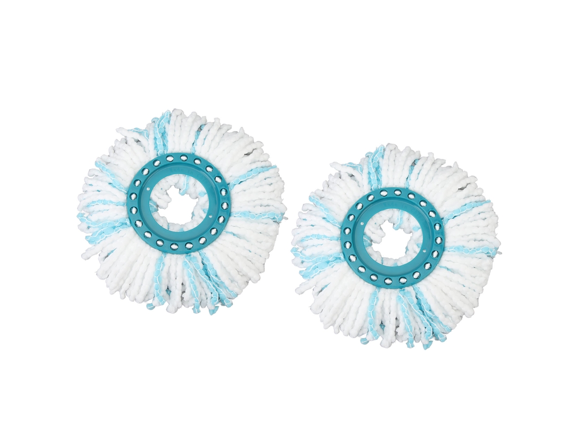 2 Cabezales De Repuesto Para Mopa De Microfibra Giratoria De 360 Grados, Compatible Con La Mopa Leifheit Twist.