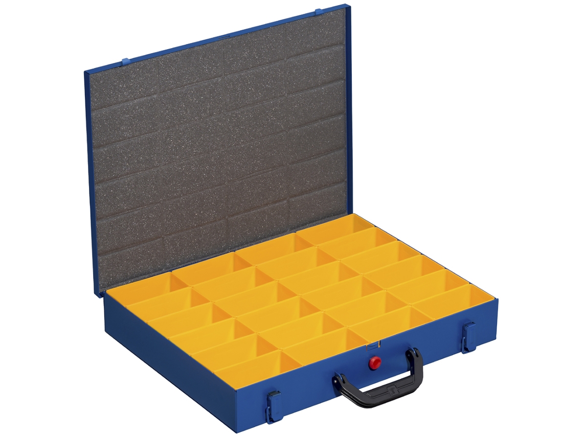 Caja de Piezas Pequeñas de Metal ALLIT Europlus Pro M 44H-24 Azul