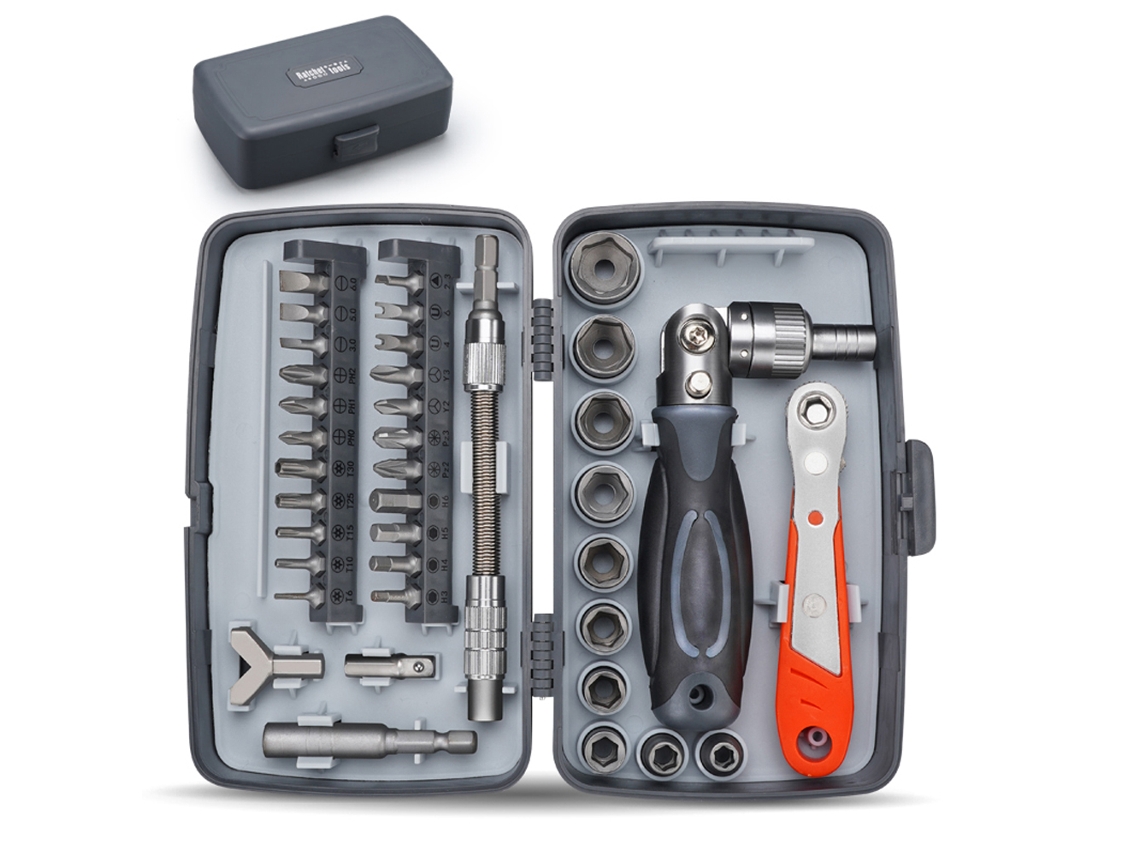 Juego De Herramientas Multifuncionales 38 En 1: Llave Inglesa Y Destornillador Para Reparaciones De Automóviles, Motocicletas, Bicicletas Y Aires Acondicionados.
