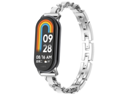 Correa De Reloj Para Xiaomi Band 9/9 Nfc Plata