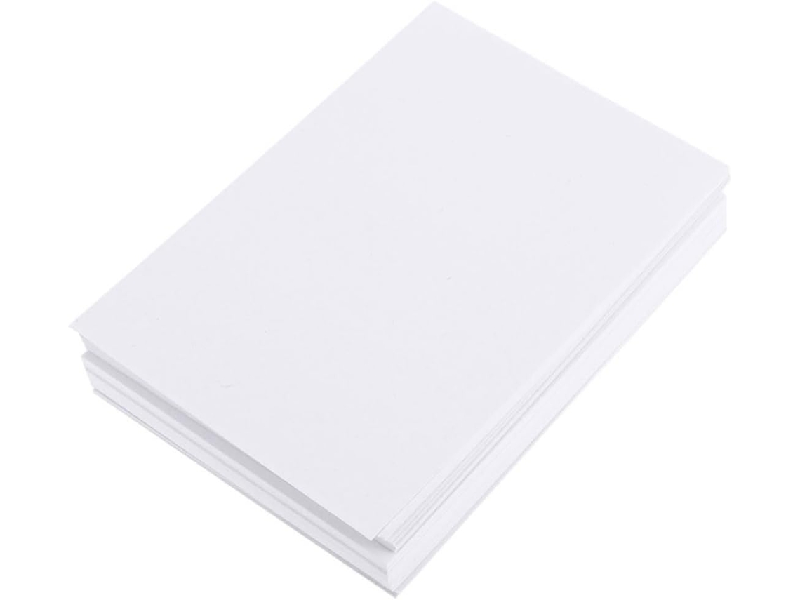 100 hojas de papel de dibujo, material escolar para bocetos y acuarela.