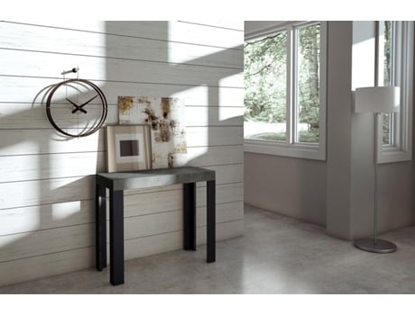 Consolas Linea Extensible hasta 300 cm ITAMOBY (90 x 40 x 77 cm - Paneles de Melamina - Cemento)